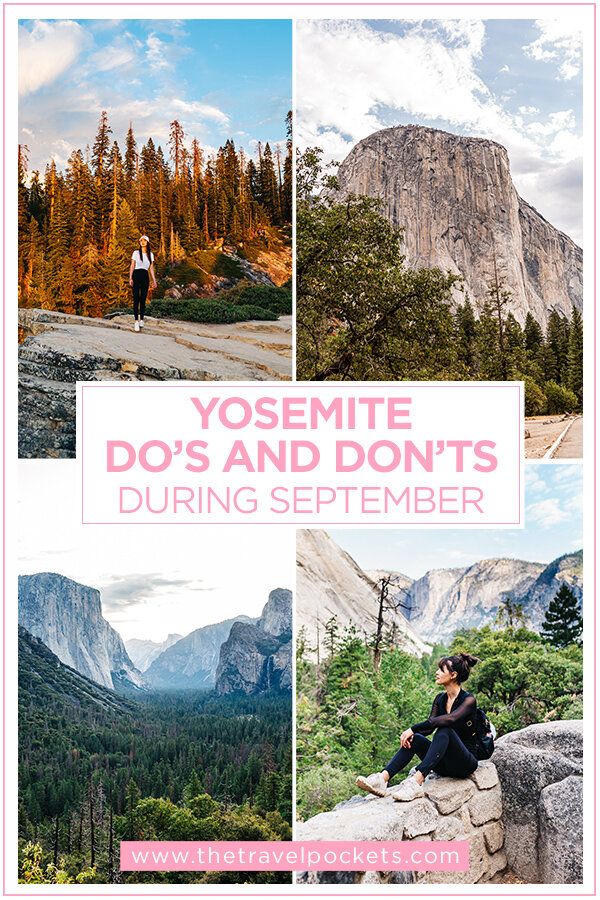 Fall is great time to visit yosemite valley. Do S And Don Ts For Yosemite National Park In September Travel Pockets